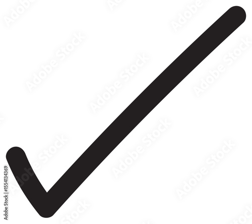 Handwritten X mark. Vector. Simple mark, icon. Black. X. Mistake. Peke. Correct. Checked.