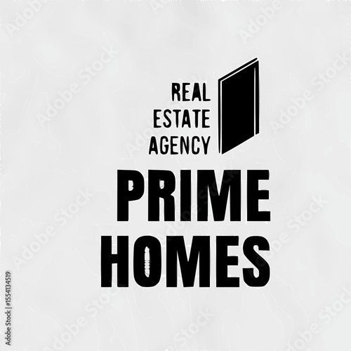 Modern house and property logo.