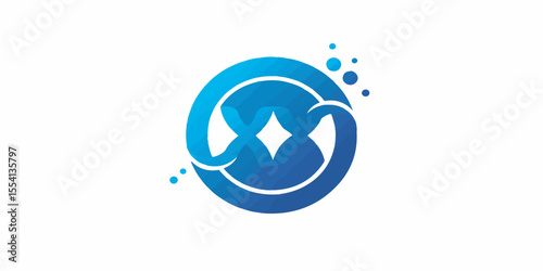 A modern vector logo featuring the stylized letters XX-X-X enclosed in a circular shape