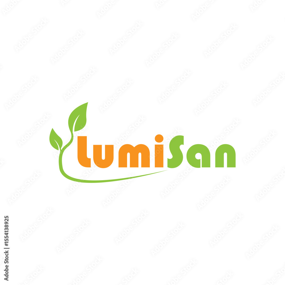 Fototapeta premium Clean and modern leaf logo design symbolizing nature, growth, and sustainability. Perfect for eco-friendly brands, organic products, wellness companies, and environmental services. 