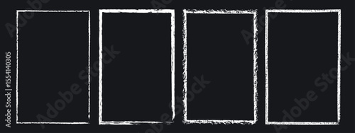 Grunge frame with rough texture. Overlay distressed backdrop. Dirty urban illustration. Messy damaged abstract vector design.Place for text, quote. Design for card, poster, logo.