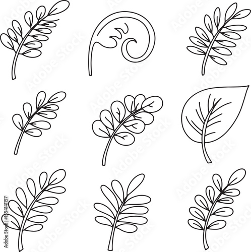 Seamless pattern with feathers
