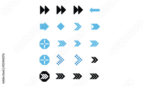 Arrow icon set