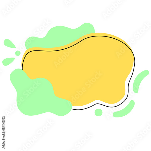 abstract colorful background with speech bubbles