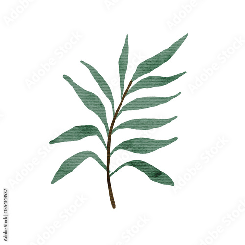 Watercolor Leaf