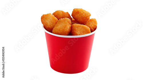 a red cup filled with tater tots
