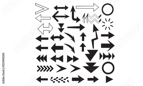 Arrow icon set