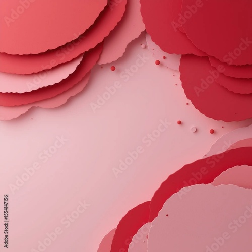 Abstract paper cut background