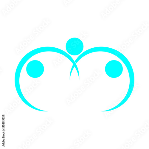 person character logo design