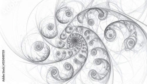Abstract Spiral Pattern Design
