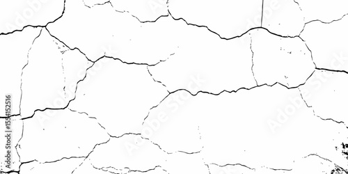 Abstract old wall grunge black and white concrete crack scratch in the pattern wall grunge texture background.