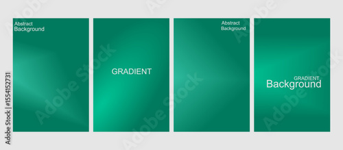 Abstract Background Green Gradient, for Presentation and Design, Studio showroom product base, Fashion stage show mockup scene. Vector illustration