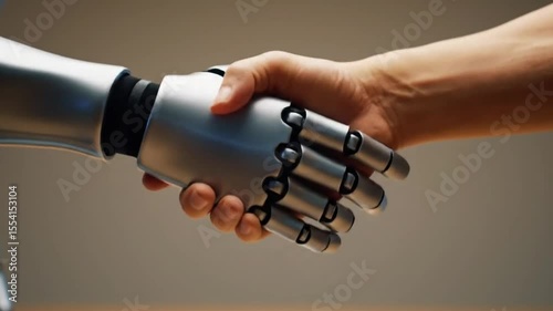 Human and Robotic Handshake: AI Collaboration and Future Technology Integration
