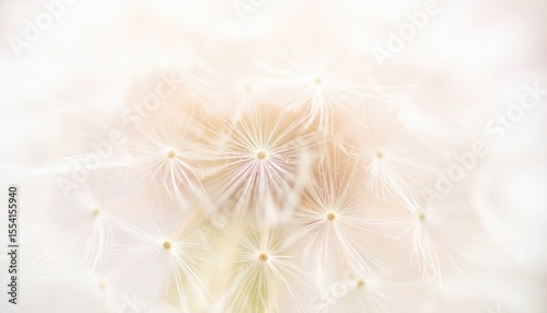 Soft Focus Close Up Of Dandelion Seedhead