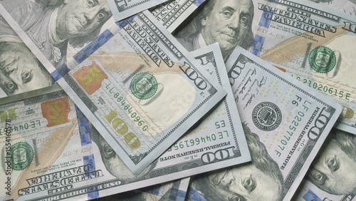 A valuable collection of US Hundred Dollar Bills, representing significant wealth