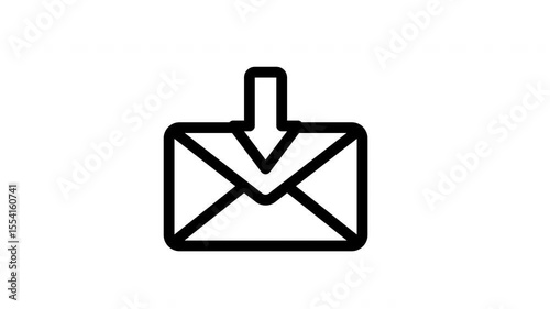 receive minimalist stroke animation