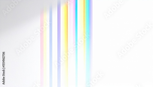 Abstract Vertical Lines With Pastel Colors And Light Rays