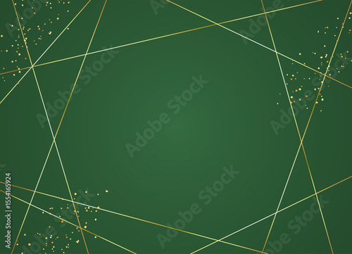 Elegant Green and Gold Background for Luxury Sale and Celebration Designs
