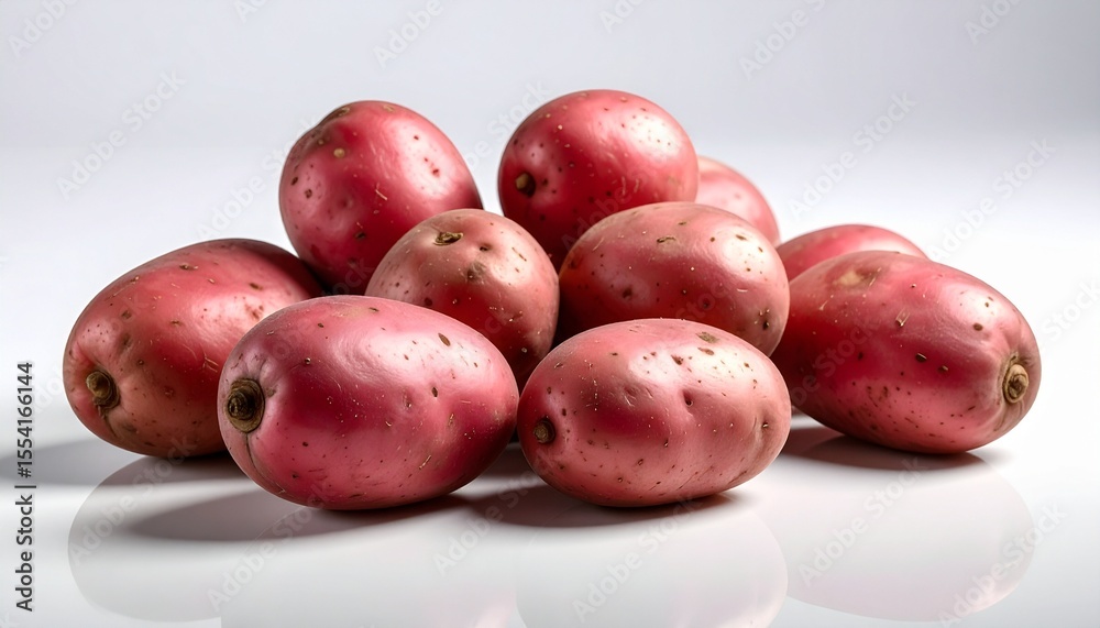 Obraz premium fresh red potatoes
