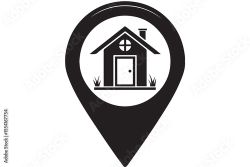 home location pin icon
