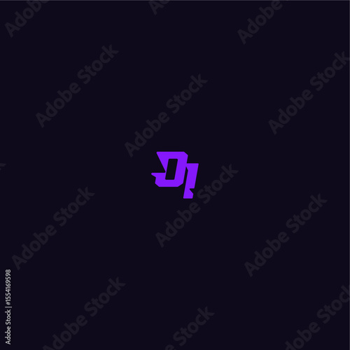 with bold monogram style cool and sporty design OI techno sport logo letter