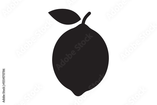 Refreshing Lime A Simple Vector Illustration of Citrus Fruit