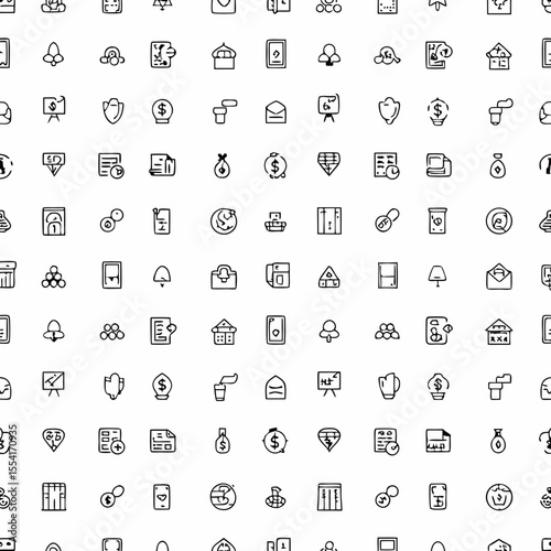 loan application and approval icons               
