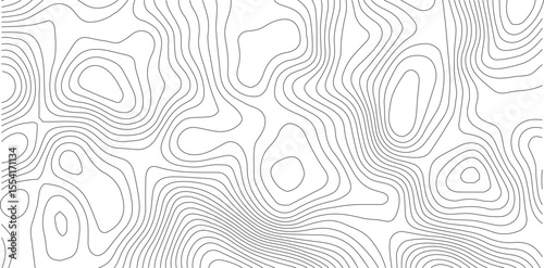 Abstract gray topography contour map background design .geometric black wave curve lines texture .abstract topographic map with wave line pattern . 

