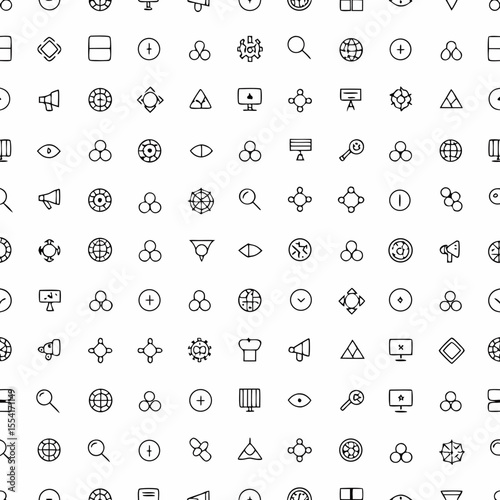 market positioning and segmentation icons         
