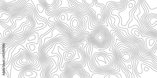 Abstract gray topography contour map background design .geometric black wave curve lines texture .abstract topographic map with wave line pattern . 
