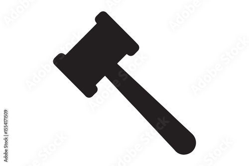 Gavel Icon Justice, Law, Auction, Symbol, Decision