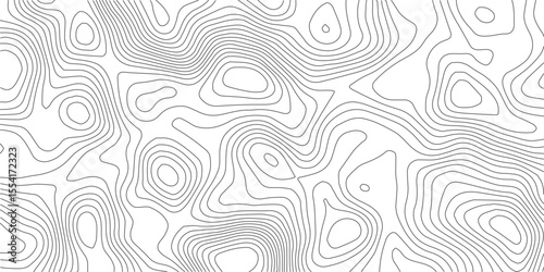 Abstract Topographic background. Geographic line map. Wavy pattern design. Paper texture imitation of a geographical map shades. Vector illustration. 
