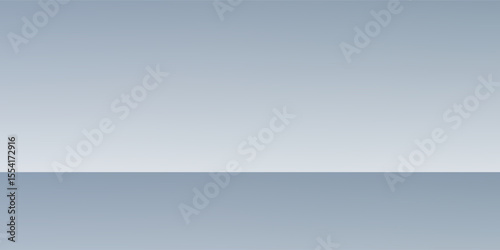 Simple background should feature a white, limbo space studio modern