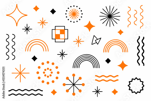 set of abstract icons