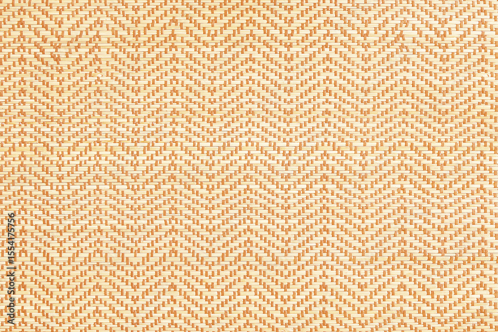 Fototapeta premium Texture of native thai style weave sedge mat background - made from papyrus
