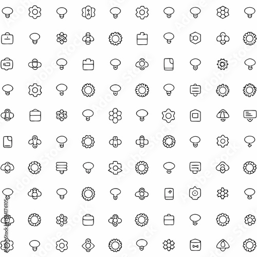 scalability and growth mindset icon pack          