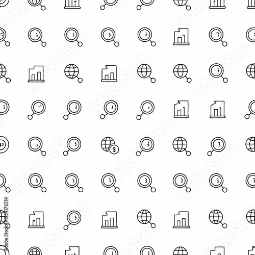 seo and web analytics icon set                 