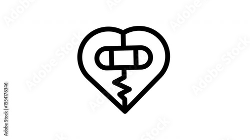 letter minimalist stroke animation