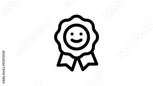 medal minimalist stroke animation