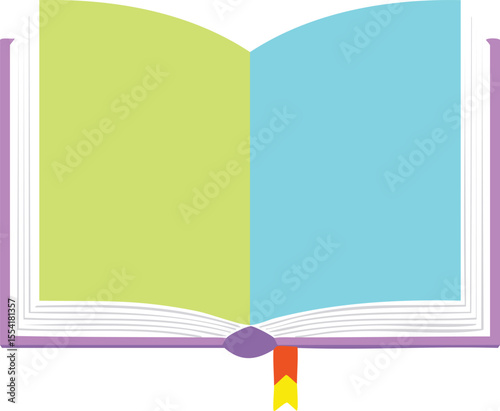 the open book's appearance (colors, textures, script). What does it imply about its age and the atmosphere