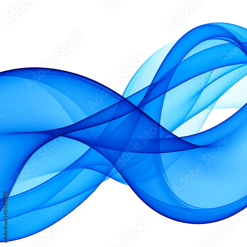  Mystical swirling cobalt smoke in dynamic motion isolated on transparent background PNG