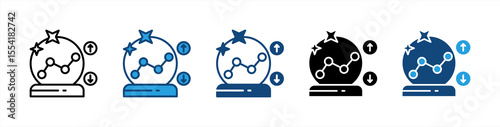Prediction icon sheet multiple style collection