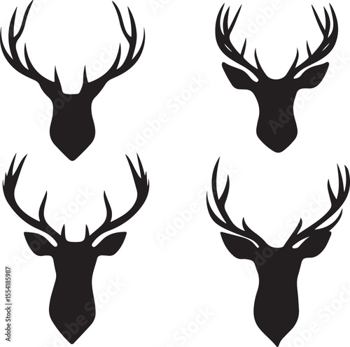 deer head silhouette, deer, animal, vector, reindeer, illustration, silhouette, head, antler, stag, mammal, wild, nature, elk, cartoon, wildlife, antlers, buck, art, animals, design, hunting, brown, c