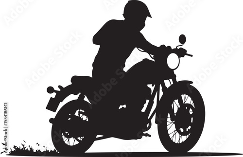 man riding a scooter, man riding a scooter, cartoon, vector, illustration, silhouette, robot, knight, funny, halloween, people, black, hero, boy