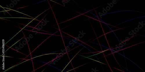 Abstract luxury geometric random chaotic lines with many and triangles shape background. Network technology connection web design concept line. technology concept geometric line vector illustration.	