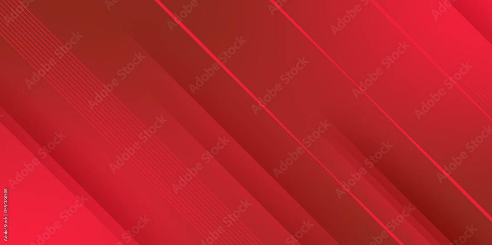 Fototapeta premium Modern abstract gradient dark red banner background. template with repeating bars and lines. Suit for business, institution, conference, great for project, presentation background, and wallpaper. 