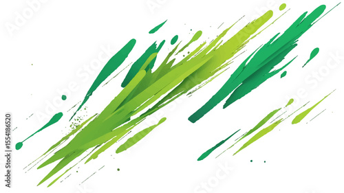 Green Grass and Water Drop Abstract Background