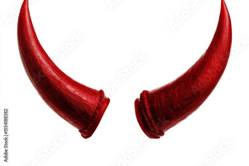 Halloween features a design element of cutout satan character red devil horns