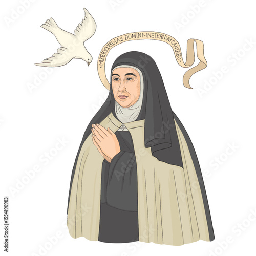 Saint Teresa of Jesus of Avila. Catholic church.