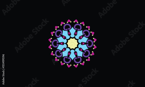 Vector best mandala pattern design  with fully editable high quality